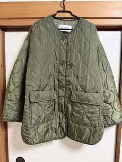 【美品】Ray BEAMS キルティングジャケット オリーブ