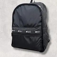 未使用級✨レスポートサック リュック バックパック 黒 ナイロン A4 大容量のサムネイル
