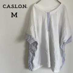 C.A.S.L.O.N. 【M】ルーズフィットTシャツ 白　シャツ