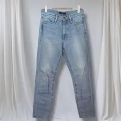 AZUL アズール デニムパンツ XS ライトブルー ストレート 綿100 春夏