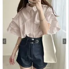 新品未使用⭐︎GRL グレイル　フリルブラウス[fo2021]