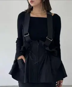 新品未開封！ナイロンサスペンダージレ　ブラック　M～L