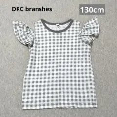 DRC branshes チェック柄 肩開きTシャツ 130cmのサムネイル