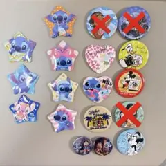 【ディズニー 缶バッジまとめ売り】スティッチ多め
