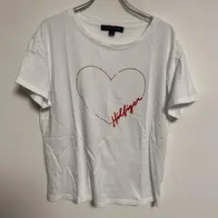 TOMMY HILFIGER ハートロゴ 半袖Tシャツ ホワイト　M レディースのサムネイル