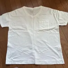 COEN ホワイト Vネック Tシャツ フリーサイズ