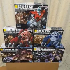 HG Hi-νガンダム/ZZガンダム/∀ガンダム等ガンプラまとめ売り6個セット