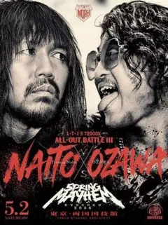 プロレスリング・ノア OZAWA ビジュアル ポスター B2サイズ - メルカリ