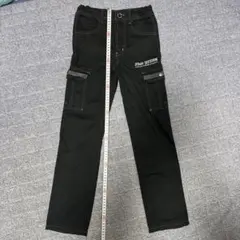 ブラックカーゴパンツ 140cm