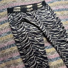 PUMA レディース 夏用 レギンス ゼブラ柄 Lサイズのサムネイル