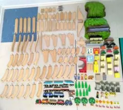 ボーネルンド　ボーネエクスプレス　BRIO車両付レール等166点セットまとめ売り