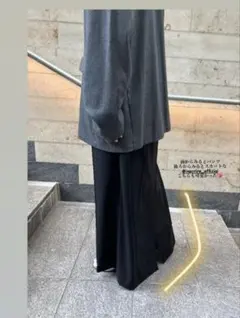 週末限定値下げ　inscrire 24AW ワイドパンツ＆スカート　ストライプ