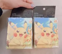 デッキシールド未開封　イーブイ+ピカチュウ ジュエルセット 未開封】 ピカチュウ ジュエル デッキシールド2019年製ポケモン