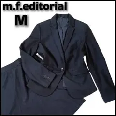 【m.f.editorial】ビジネス スカートスーツ セットアップ 濃紺 M