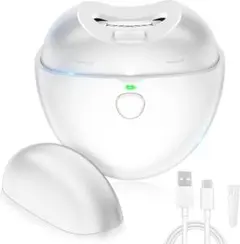 大人気❣️ 電動爪切り 2in1 爪切り 爪磨き 2 段階速度調整 LED