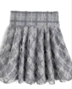 《GRL》New！チェック柄シアーフレアミニスカート[tw1231]