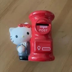 Hello Kitty 郵便ポスト 貯金箱 サンリオ