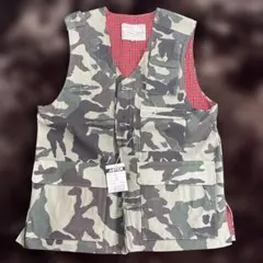 ASTER カモフラージュ 猟銃用ベスト Lサイズ新品未使用ビンテージ綿100