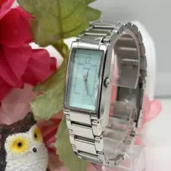 稼働品☆　SEIKOセイコールキア　ミントブルー　ソーラー時計　レディース