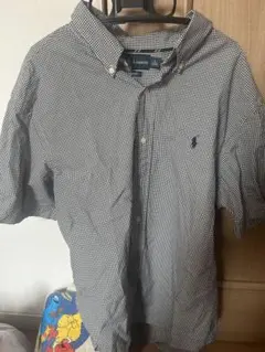 Ralph Lauren 半袖シャツ ギンガムチェック XL