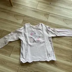 mezzo piano スイーツ刺繍 長袖カットソー 140