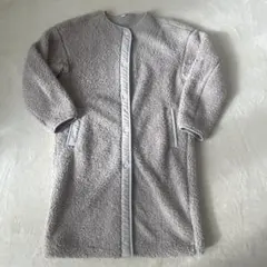 UNIQLO フリース ロングコート Mサイズ グレー