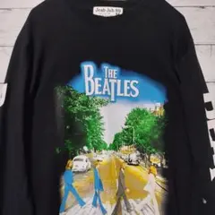【BEATLES】ロンT　長袖　ビートルズ　希少　プリント　Tシャツ　状態良好