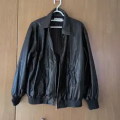 SNIDEL 黒 レザー風ジャンパーのサムネイル