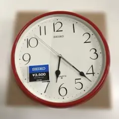 SEIKO 掛時計　赤　レトロ