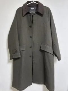 ステンカラーコート ウール