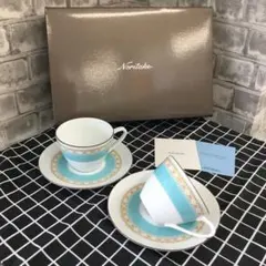 Noritake ノリタケ　ハミングブルー　 ティーコーヒーペアセット