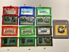 動作確認済み GBA ポケモン ゲームソフトセット ゲームボーイアドバンス
