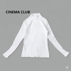 【新品未使用】CINEMA CLUB メロウハイネック 長袖カットソー M