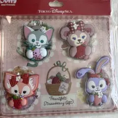 【新品】ハートフェルトストロベリーギフト マグネット
