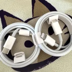 Apple純正 Lightningケーブル USB-C 2本セット