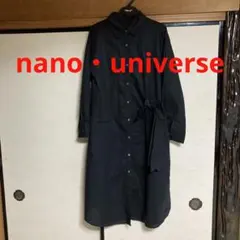 1回だけ着用★ nano・universe 2WAYシャツワンピース　m82