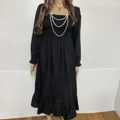 SALE ♡ WEGO 春♡大人気♡ブラックロングワンピース