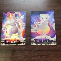ポケットモンスター ポケモン図鑑カード ポケカ ミュウ&ミュウツー