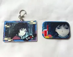 鬼滅の刃　冨岡義勇　缶バッジ　アクリルキーホルダー