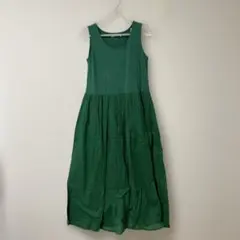 KBF アーバンリサーチ　緑色 ノースリーブ　ワンピース