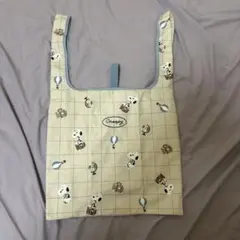 【美品】PEANUTS スヌーピー SNOOPY エコバッグＬ　JOURNEY