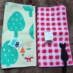 【新品、タグ付】マタノアツコ　ハンカチ2枚組