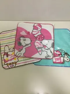 サーティワン　スヌーピー　タオルハンカチ
