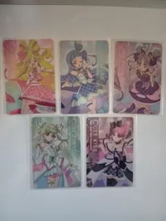 名探偵プリキュア キラキラカードグミ〜バトンタッチ〜 5枚セット
