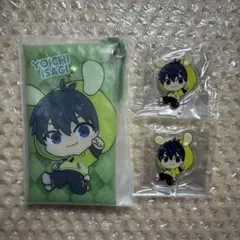 ブルーロック　潔世一　カラビナ付きミニクリアポーチ　アクリルスタンド　ナムコ