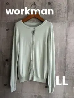 workman シーンレスUVカットカーデガン LL グリーン系カラーのサムネイル