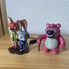 トイストーリー ロッツォ ズートピア ニック ジュディ フィギア ディズニー