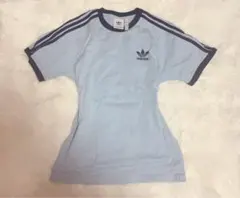 adidas アディダス リンガー トレフォイル ライトブルー　平成ギャルY2Kのサムネイル