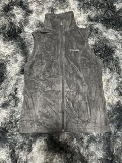 と*る様 Columbia フリース ベスト グレー