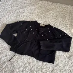 SLOBE citron 黒　カーディガンのサムネイル